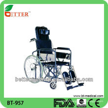 steel reclining wheelchair